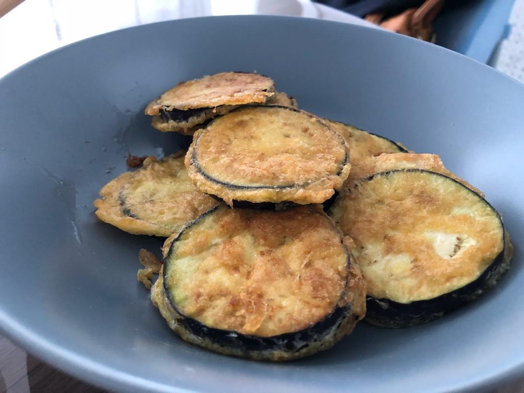 油炸茄子饼