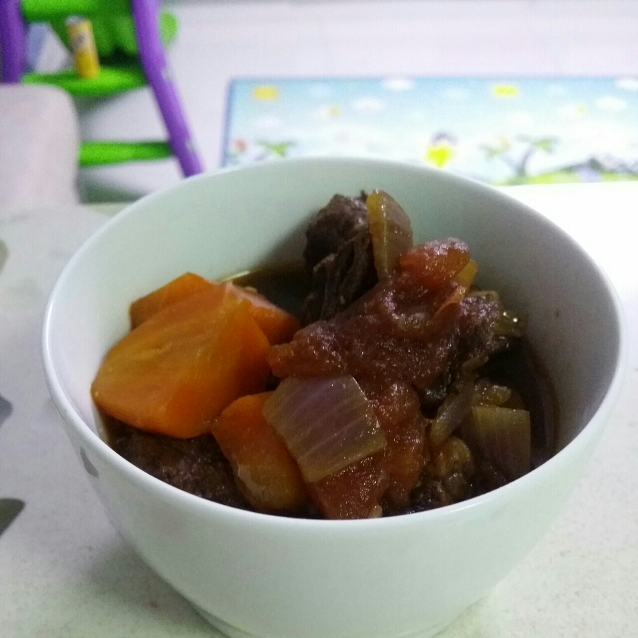 胡萝卜土豆烧牛腩