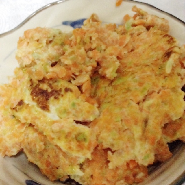 萝卜海鲜鸡蛋饼