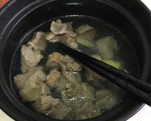 沙茶腐竹（支竹）白萝卜牛腩煲的做法 步骤1