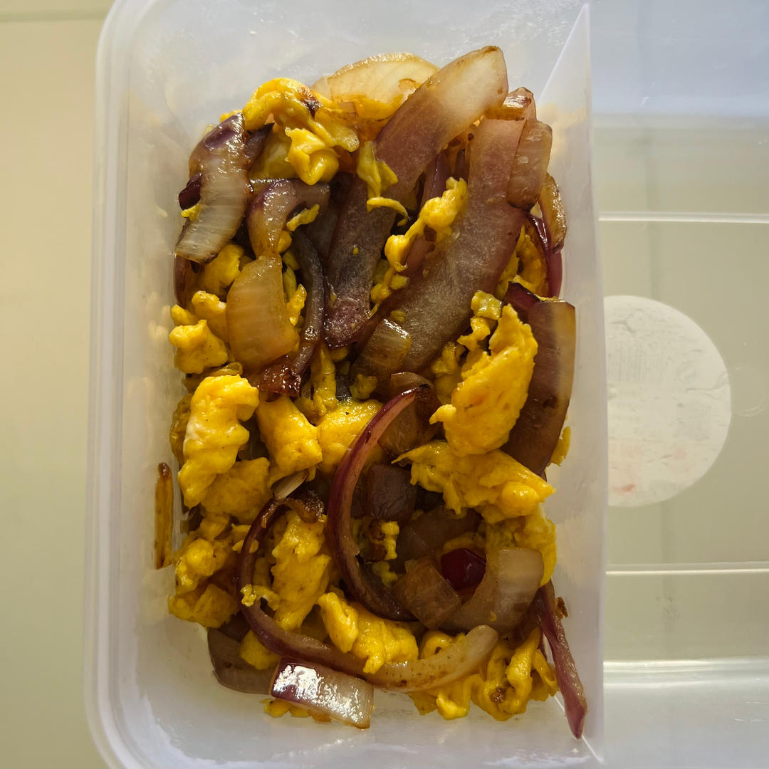 降压防癌的好食材  洋葱炒鸡蛋