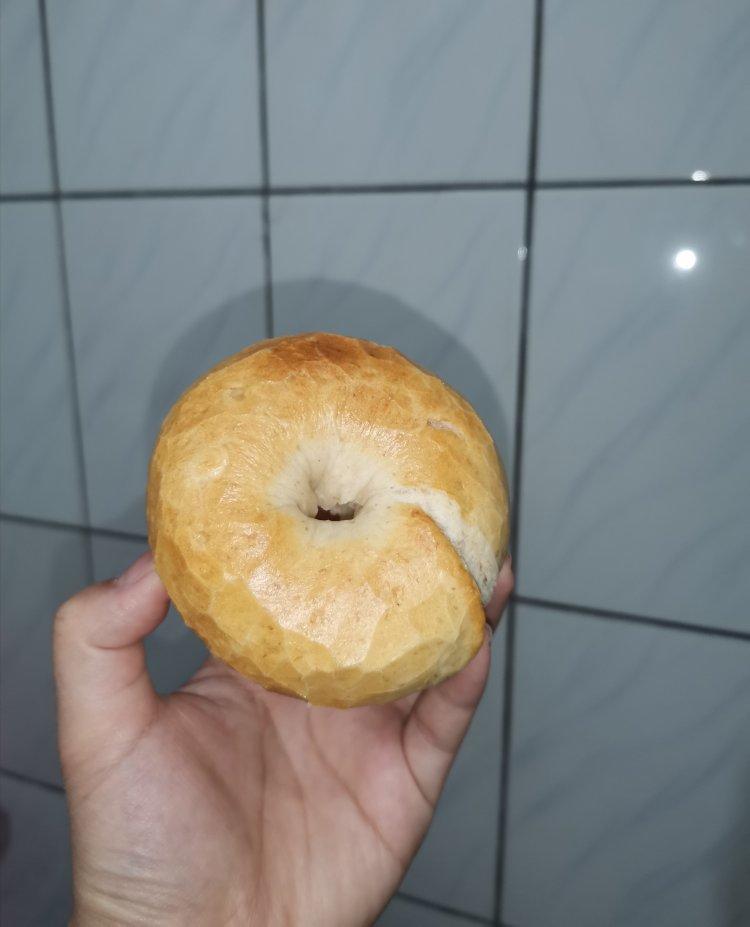 （无油）全麦黑麦贝果bagel~咬劲十足，越嚼越香