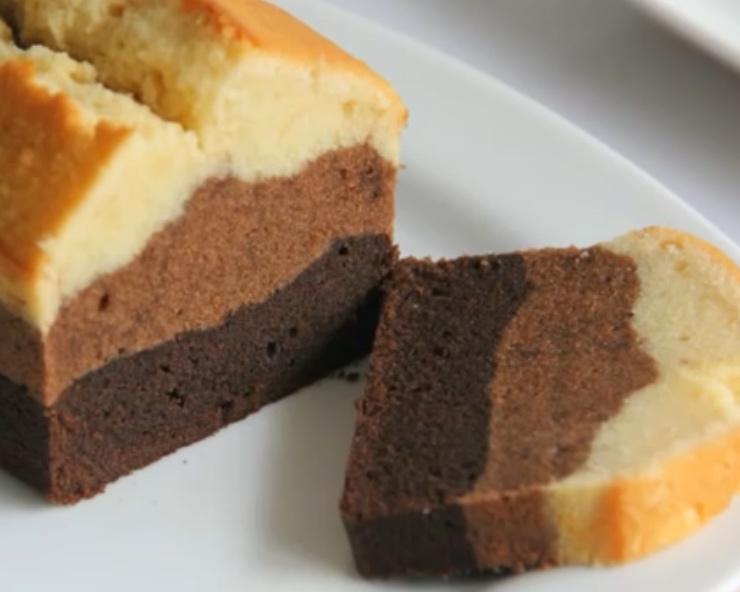 三色巧克力磅蛋糕🍰材料简单 快速的做法