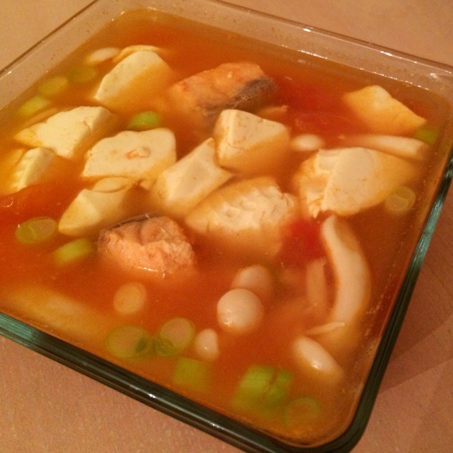 三文鱼浓汤