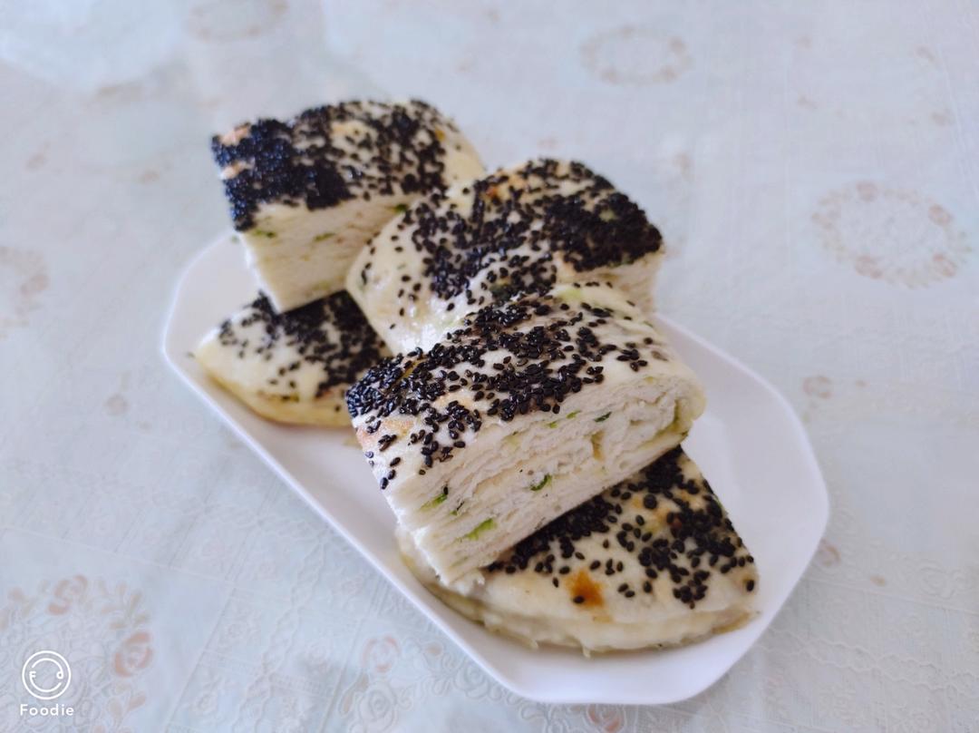 发面葱油千层饼