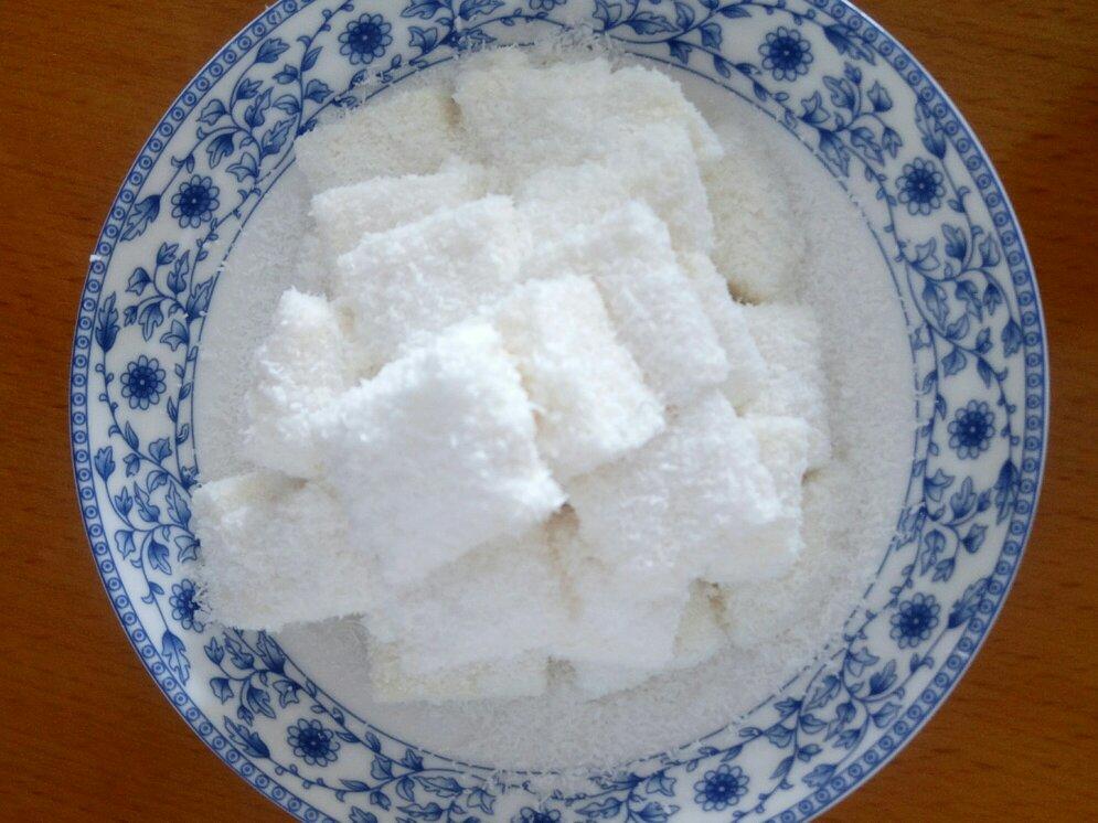 太棒啦！1个方子，做出2道口味一流的甜品！——椰奶小方&炸鲜奶