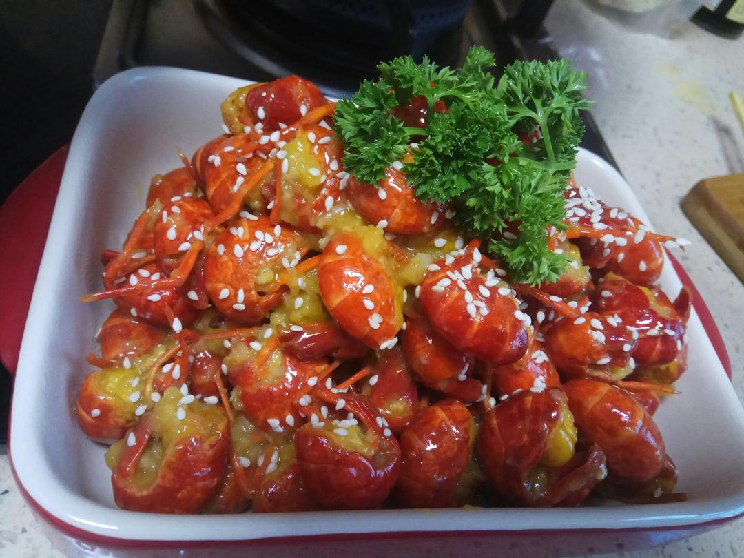 私房蒜蓉虾球的做法