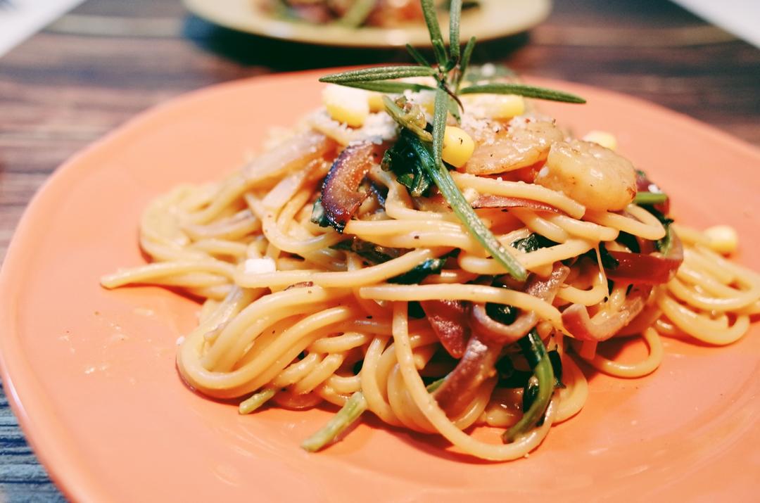 减脂|美味又低脂的虾油虾仁意大利面