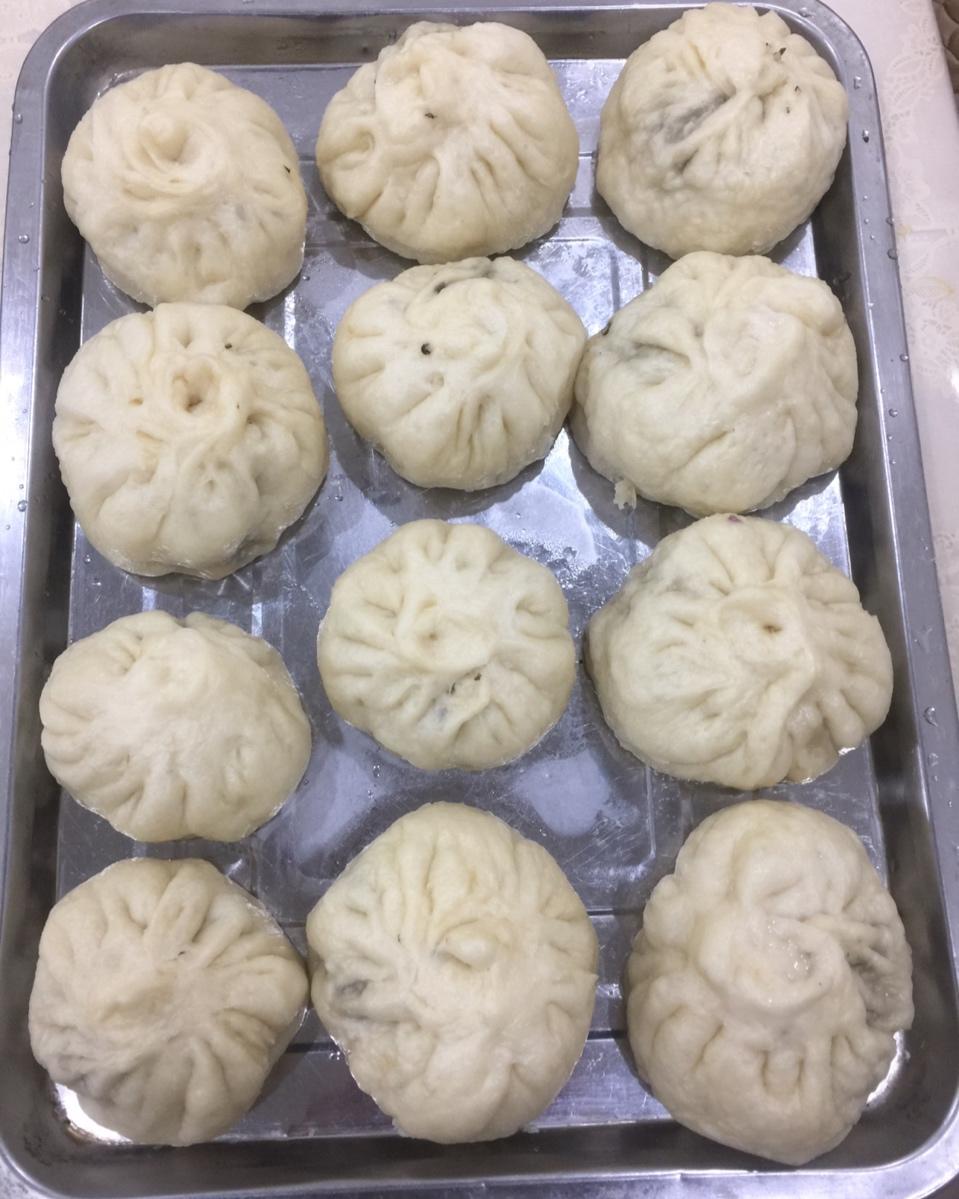 家庭手工肉馅大包子