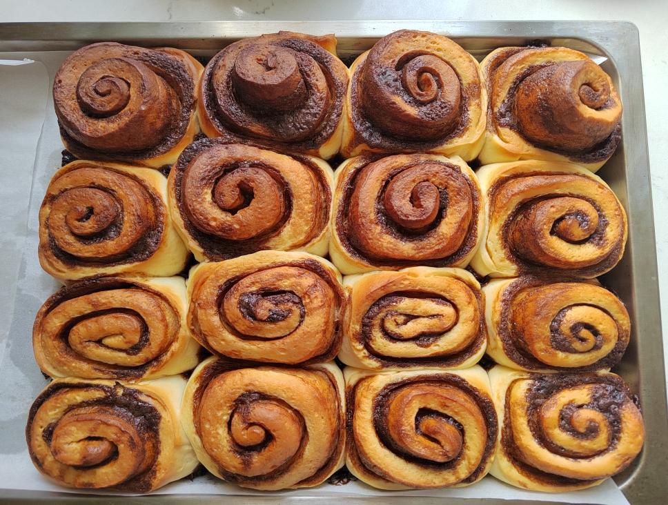 最正宗的美式肉桂卷（不用出膜）