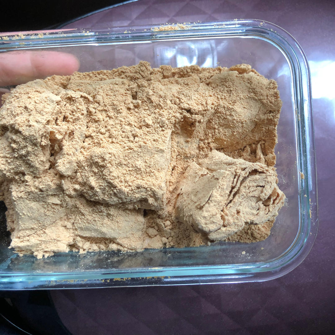 80后零嘴黄豆粉酥糖
