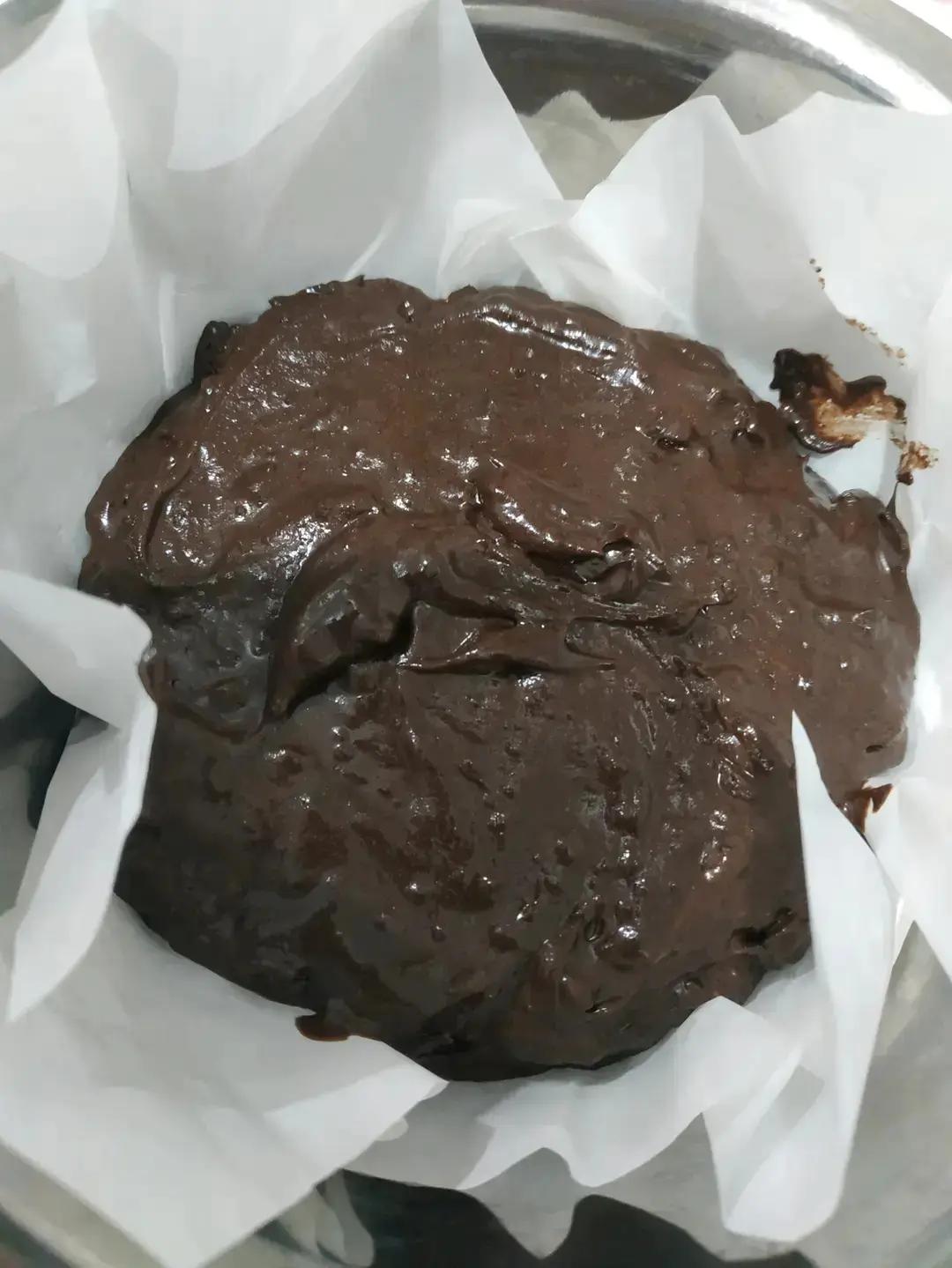 空气炸锅—布朗尼蛋糕（可可粉消耗+淡奶油）