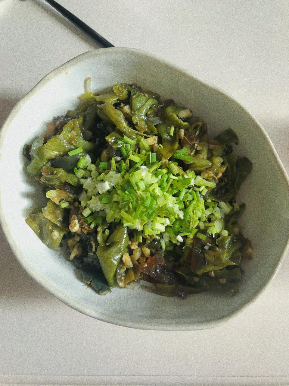 宅家第17天—青椒擂皮蛋