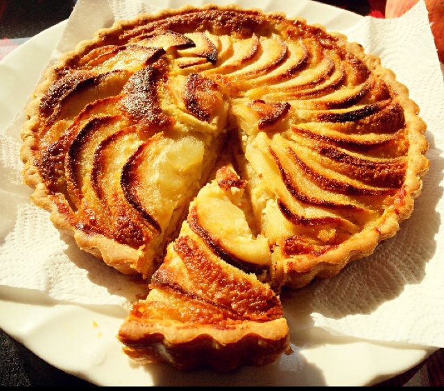 杏仁奶油苹果派