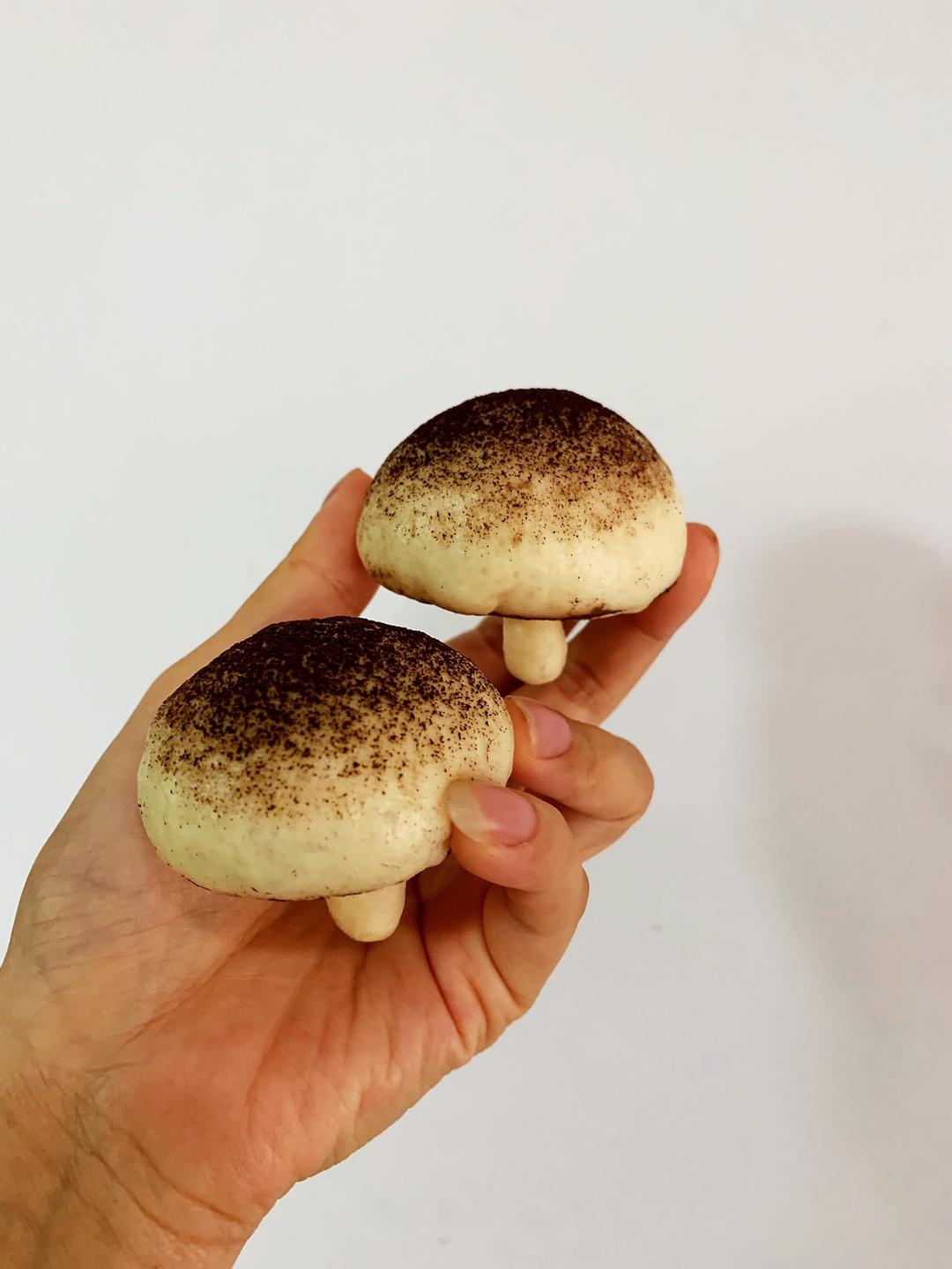 蘑菇形豆沙包
