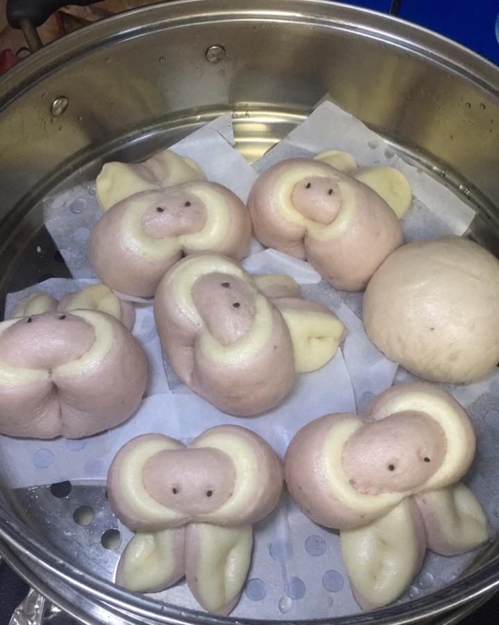 卡通兔子馒头