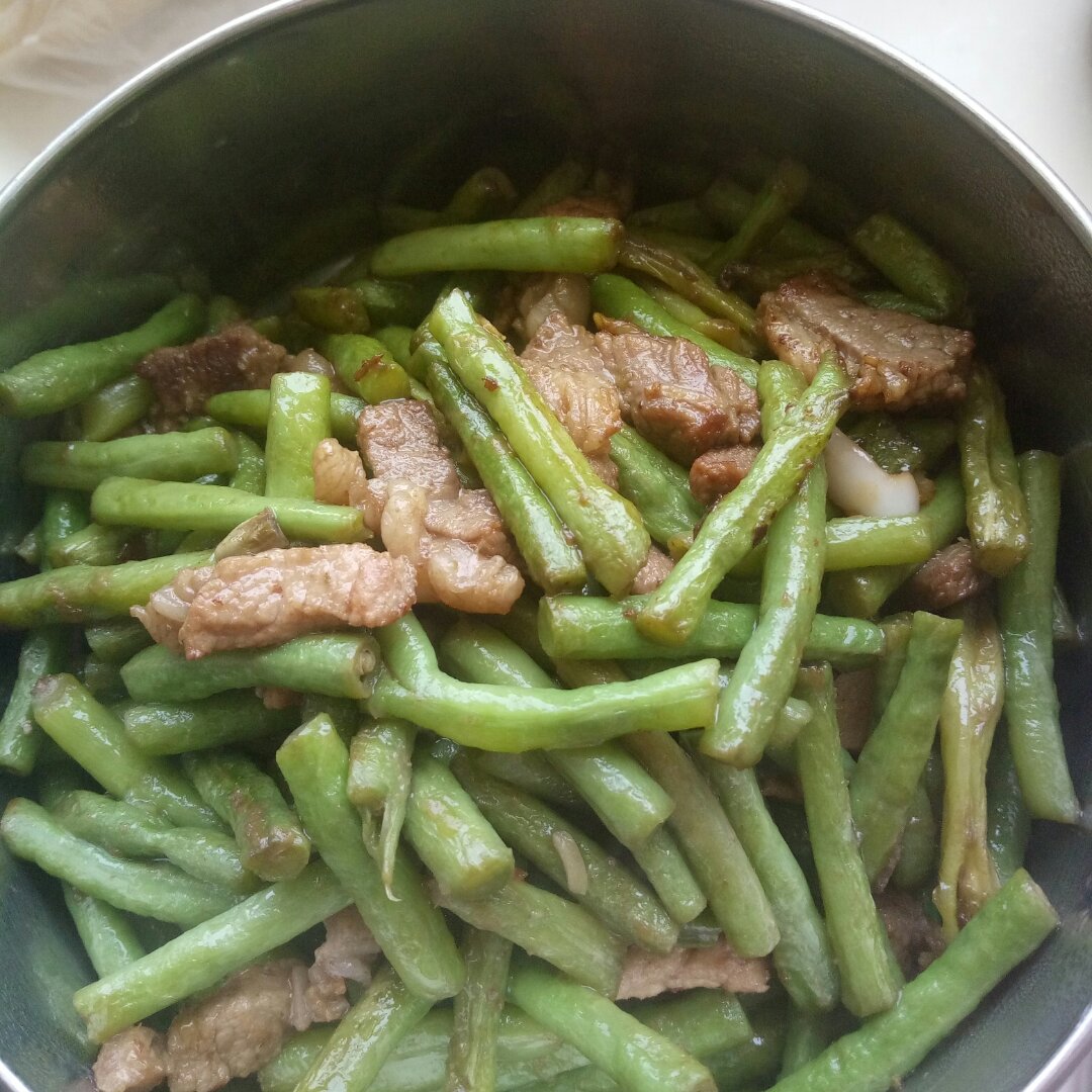 清炒菜豆