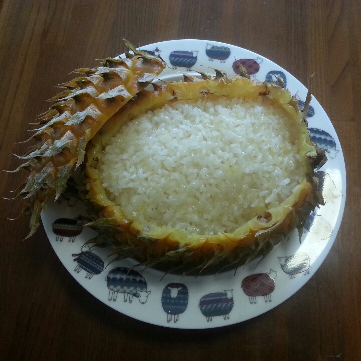 原味蒸菠萝饭