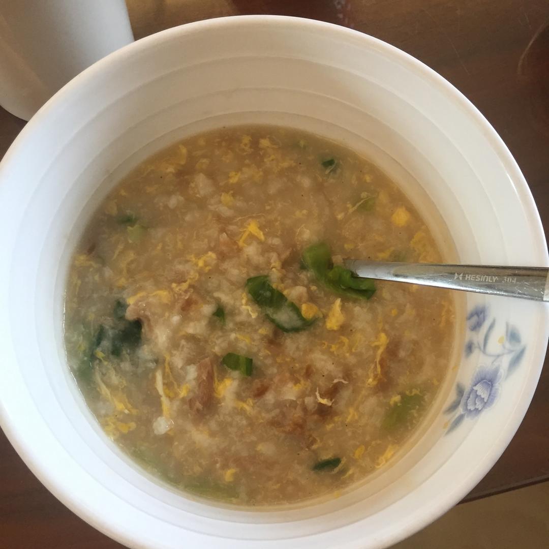 十五分钟快手之香滑皮蛋瘦肉粥(附五分钟电饭煲电压力锅更快捷方法)