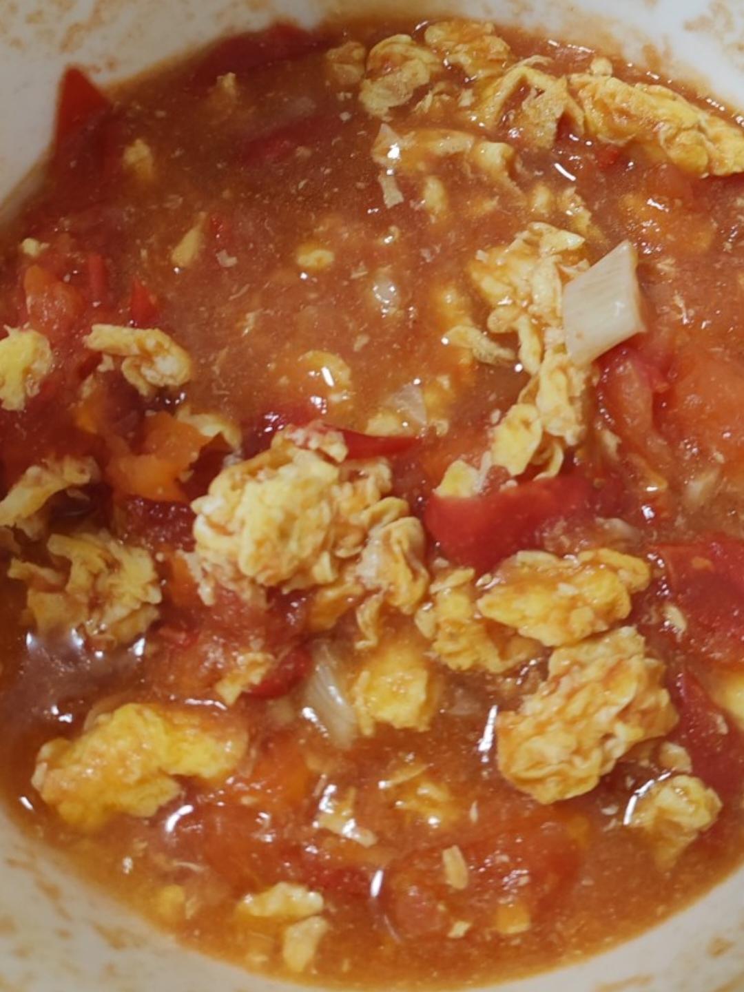 西红柿鸡蛋鸡蛋打卤面