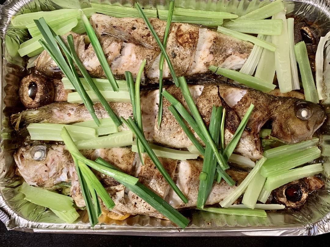 烤箱版青椒豆豉烤鱼