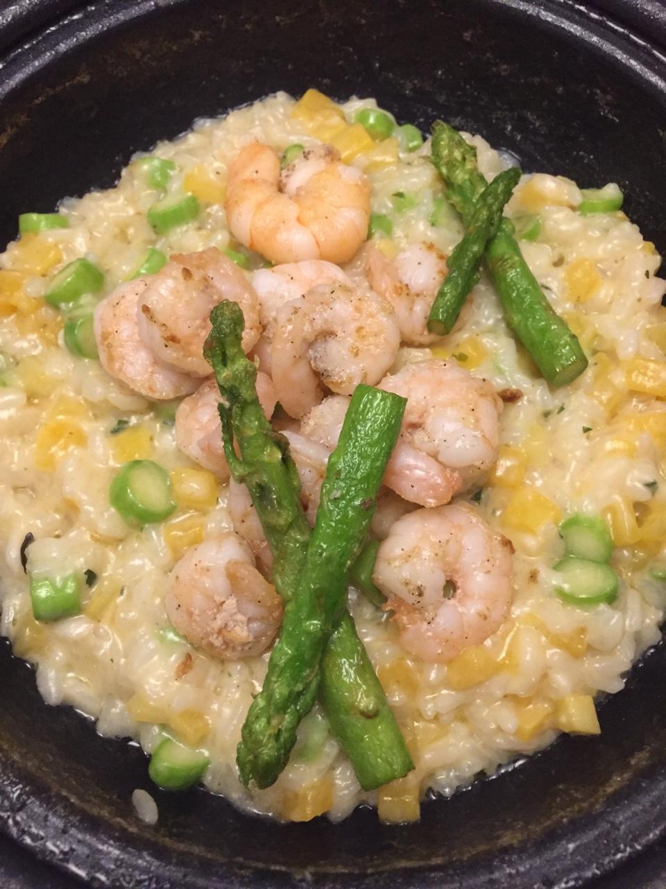 【食材包操作说明】意式虾仁芦笋烩饭
