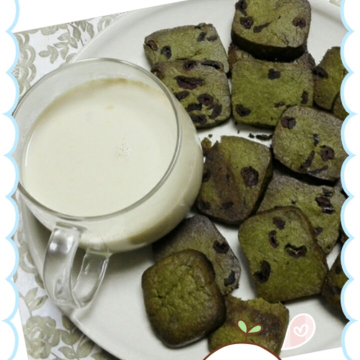 抹茶蔓越莓饼干