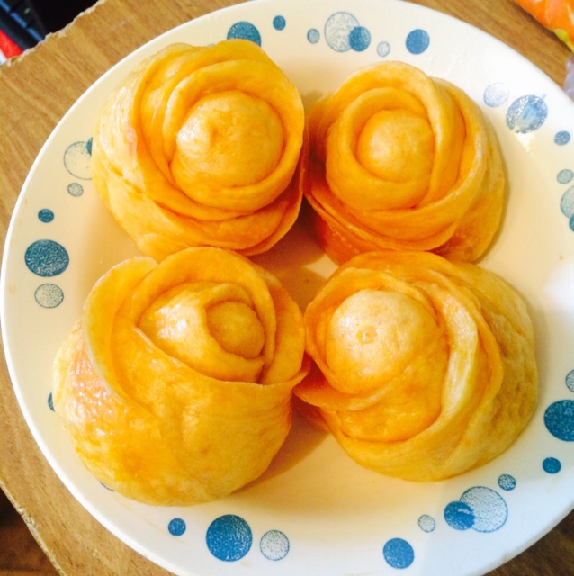 黄玫瑰馒头