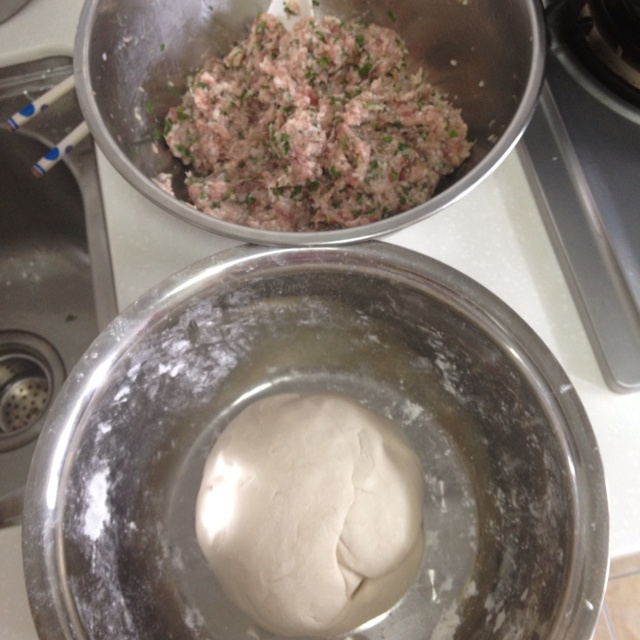 韭菜鲜肉馅饺子