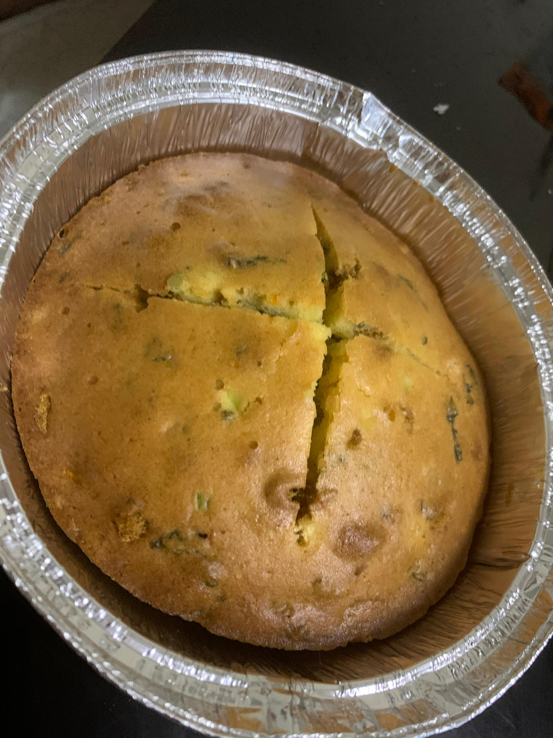 葱香紫菜肉松烤蛋糕