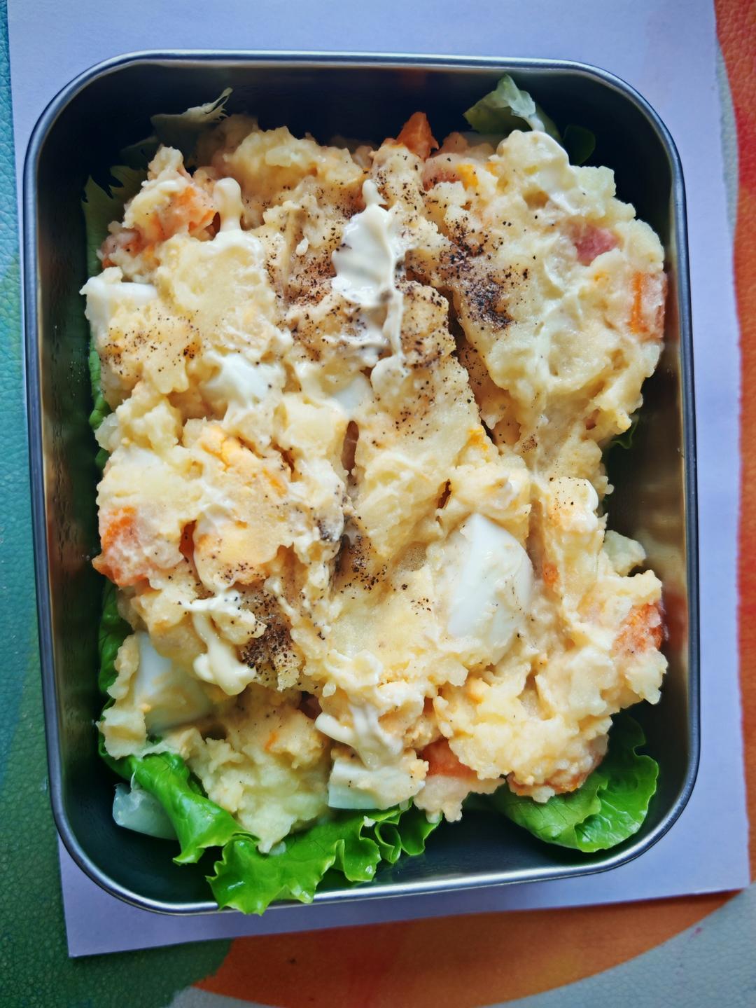 🔥爆好吃的鸡蛋土豆泥沙拉