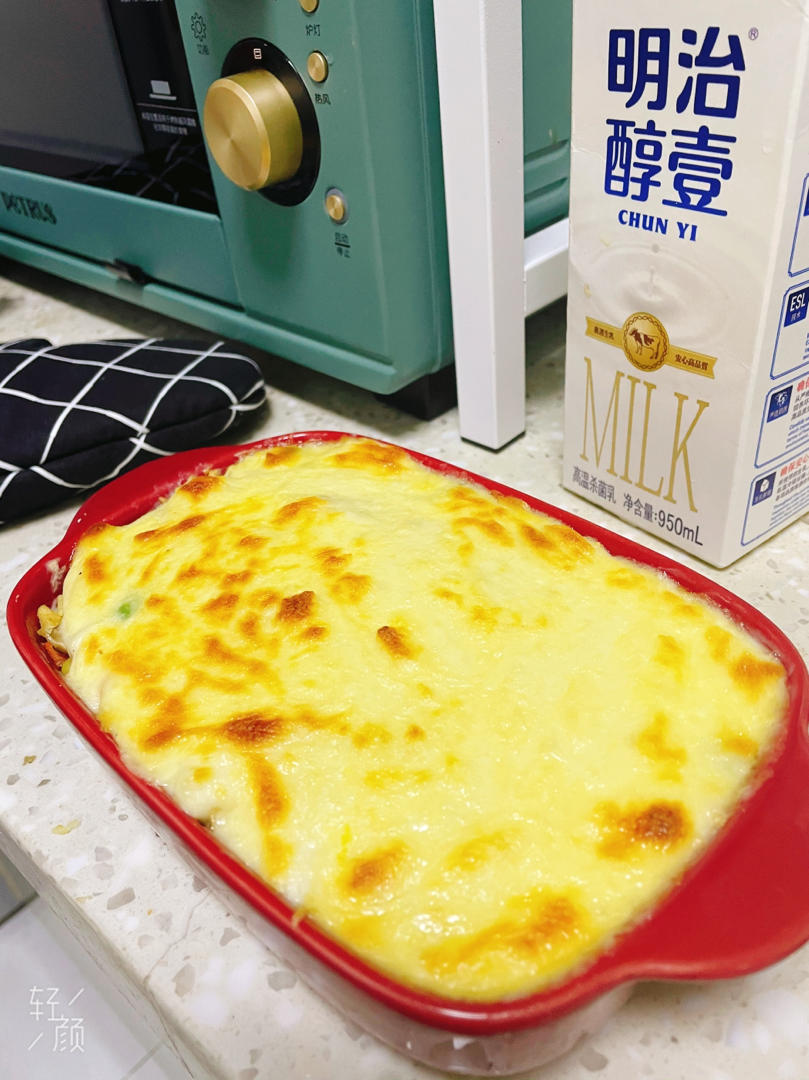 芝士白酱焗饭 by pink-rabbit