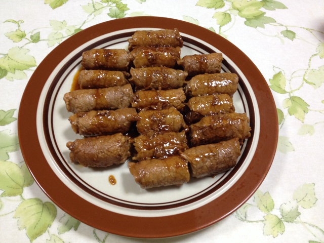 牛蒡牛肉卷