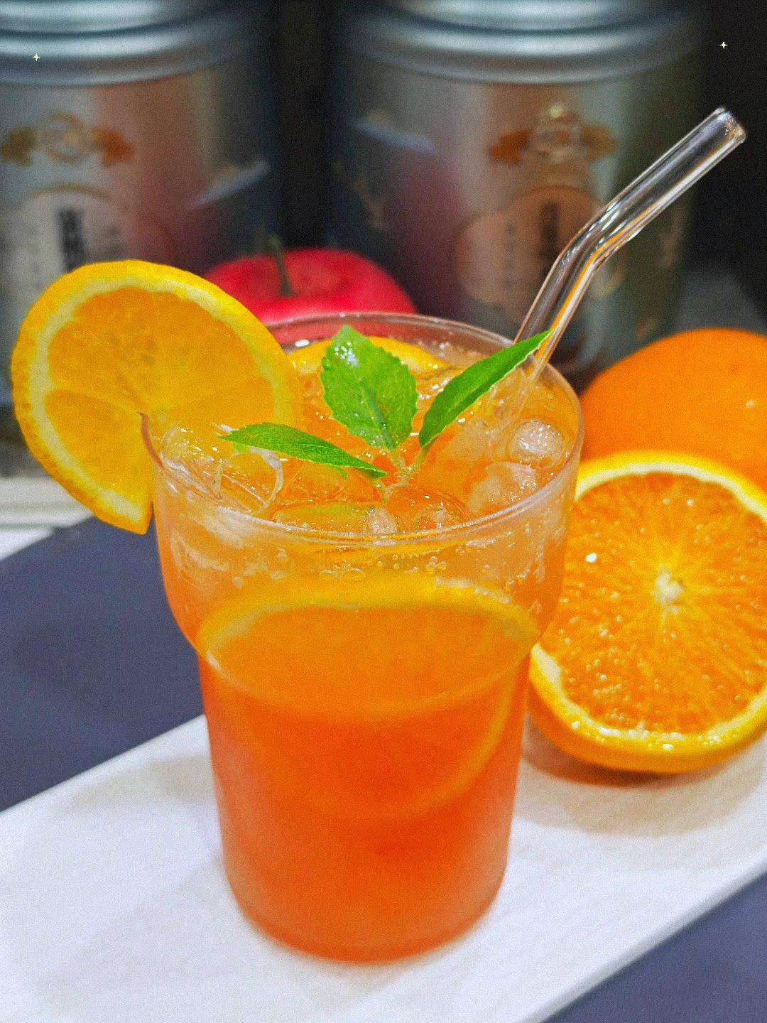 气泡特调之泰式橙汁气泡冰红茶
Thai Orange Bubble Black Tea