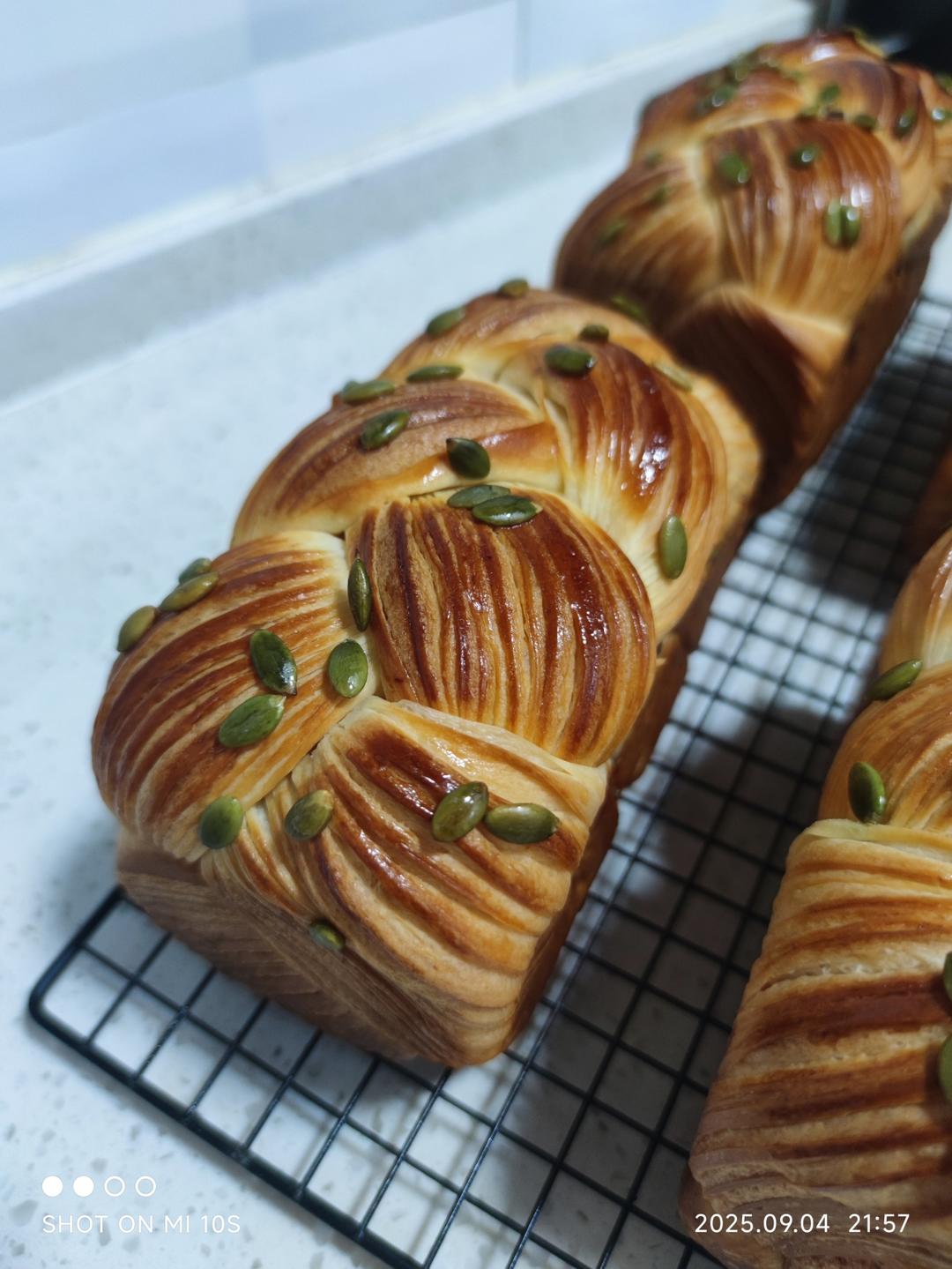 开酥记录 ▎超~好吃！香浓丹麦吐司