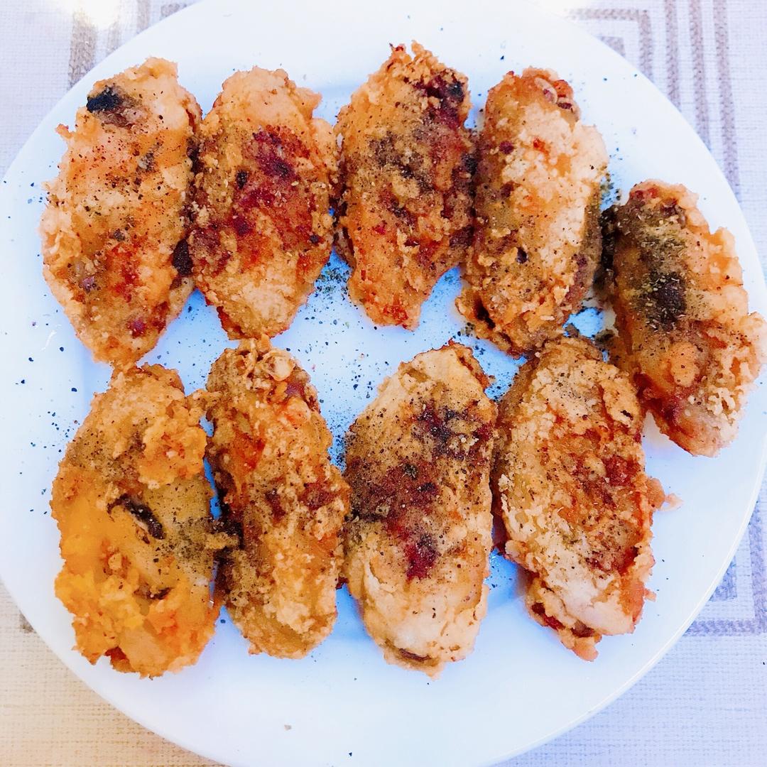 好吃到舔手指的酥皮炸鸡翅