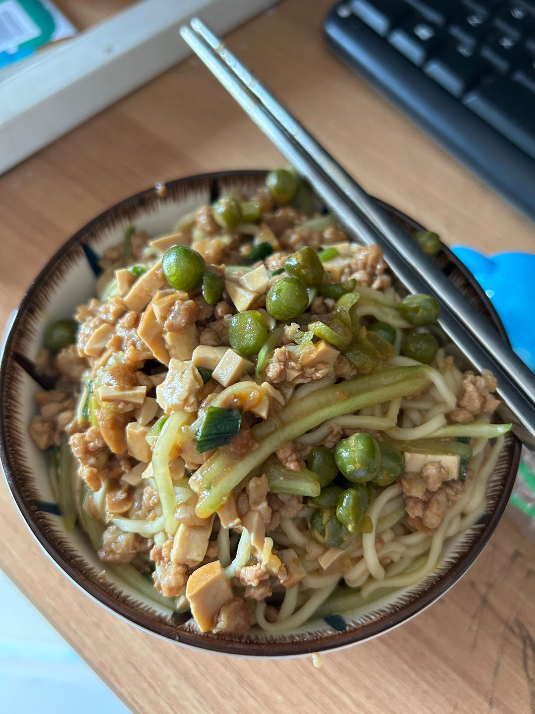 简单快手家常版炸酱面