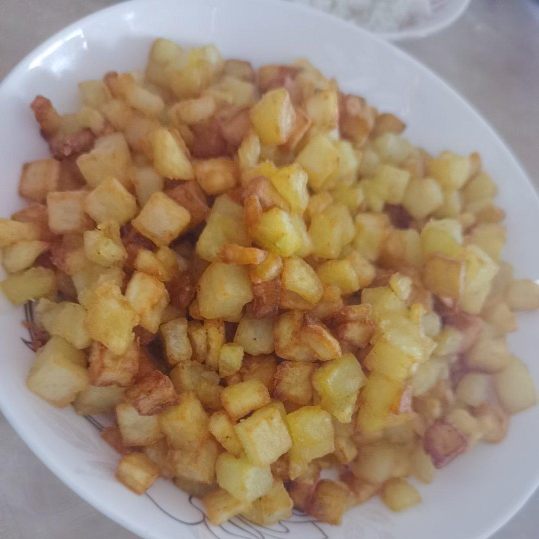炸土豆块