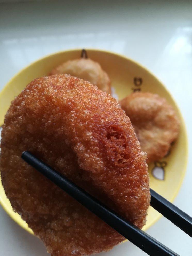恰似你的温柔1做的东北油炸糕(糯米粉豆沙馅儿)不翻车很简单