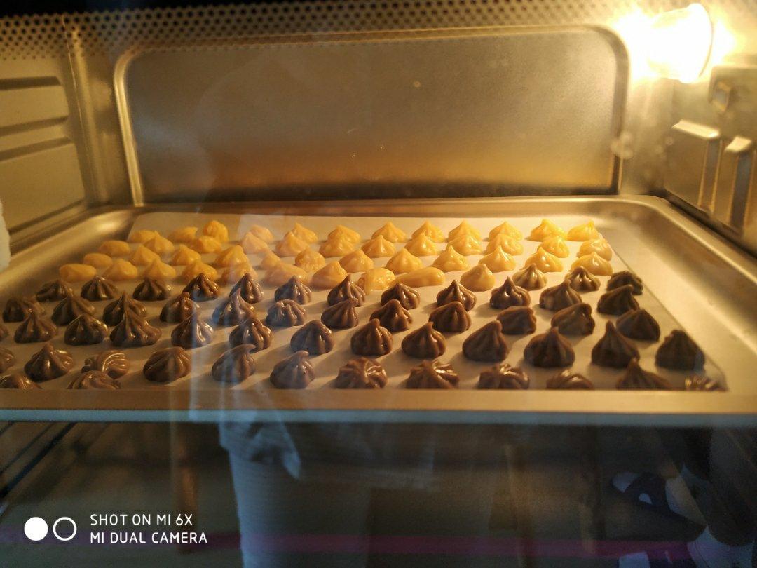 宝宝双色手指泡芙