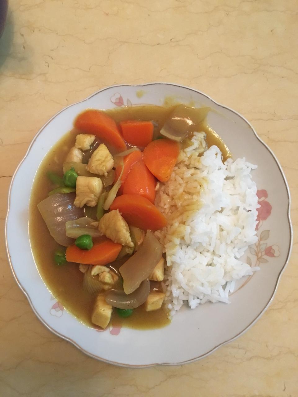 咖喱鸡肉饭