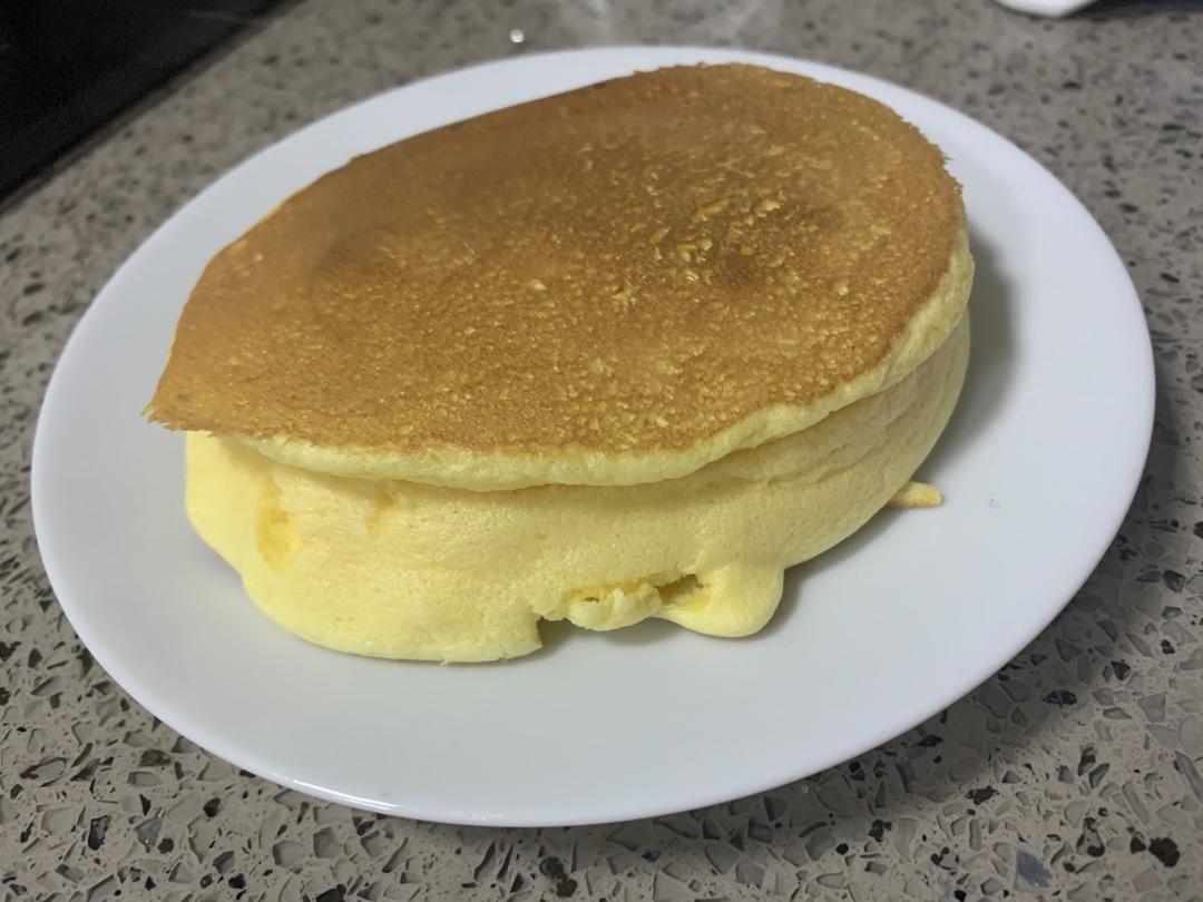 原味无油日式舒芙蕾厚松饼