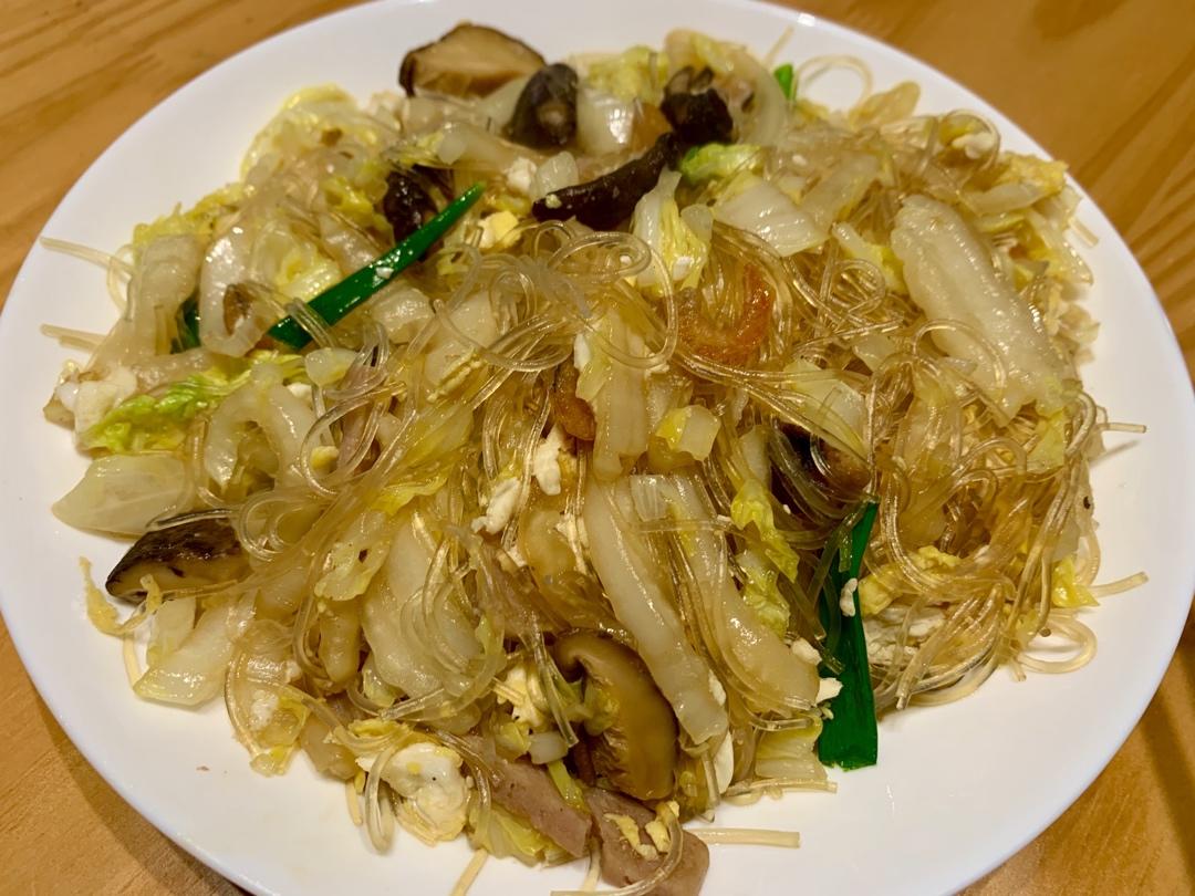 大白菜炒粉丝
