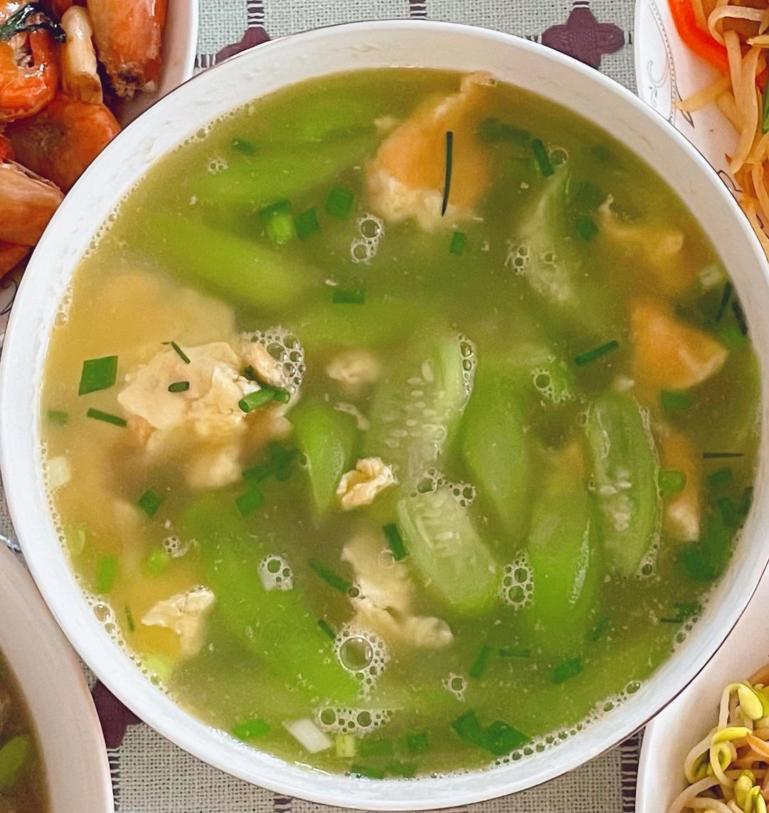 丝瓜鸡蛋汤