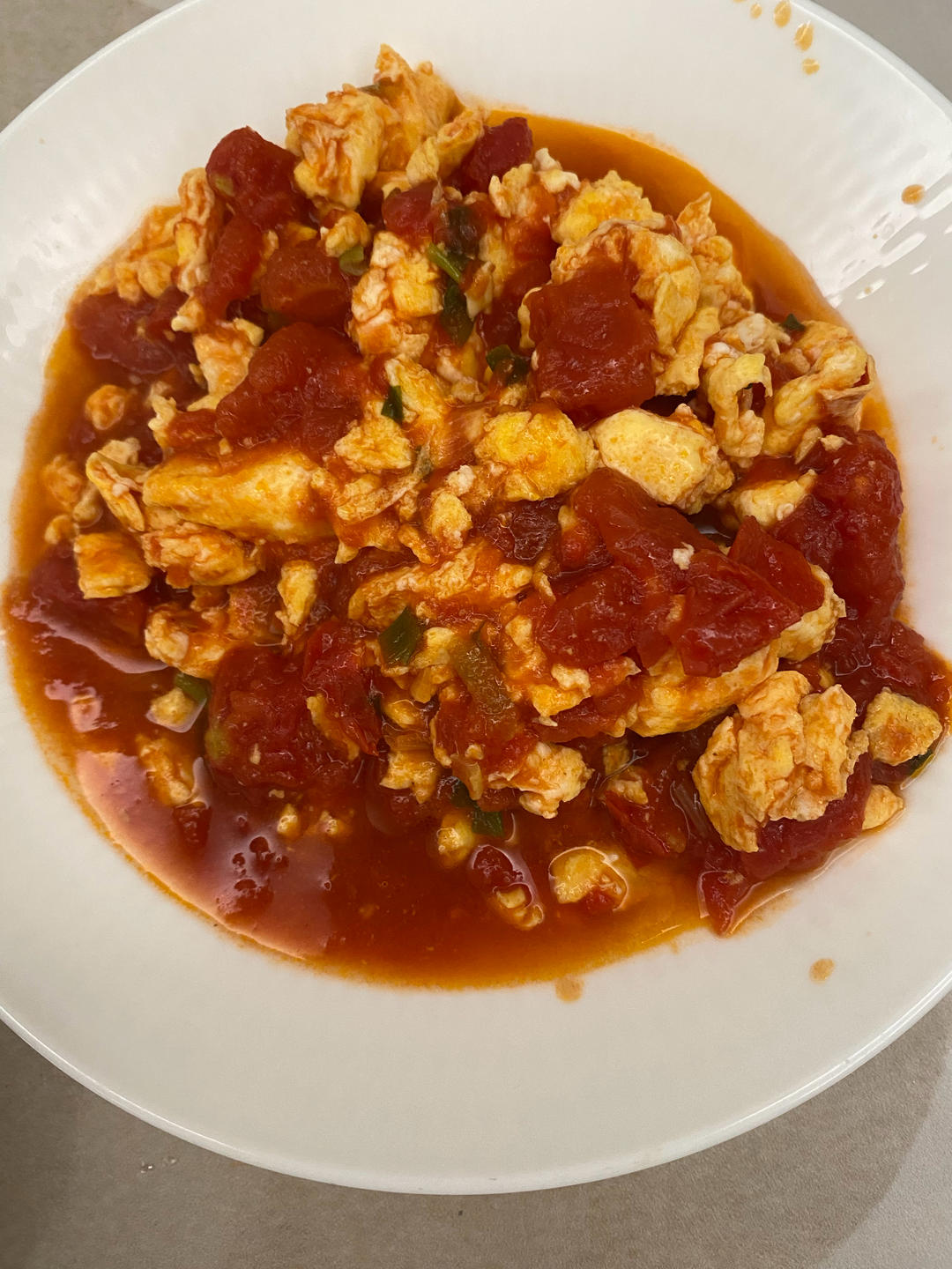 鸡蛋炒西红柿i