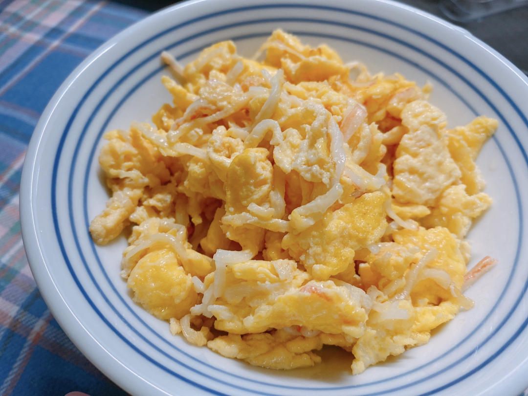 蟹柳滑蛋！鲜嫩到爆！