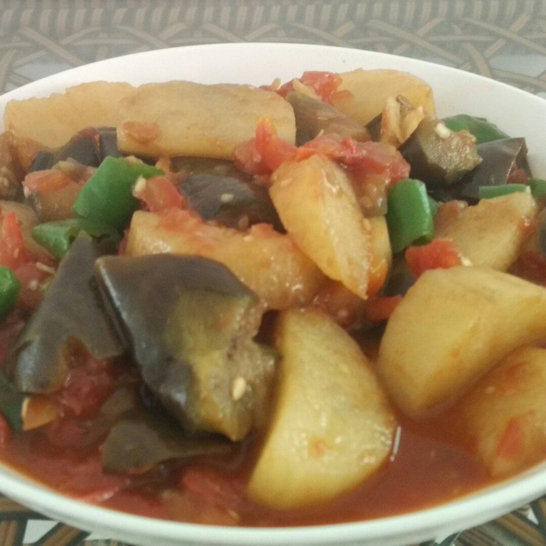 补气益气，开胃下饭丨山药炖茄子·圆满素食