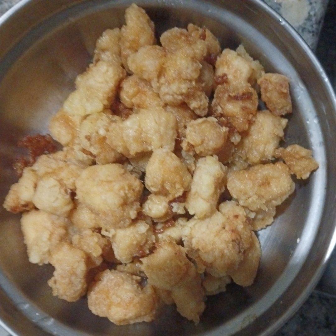 真正的鸡米花是不裹面包糠的（转）