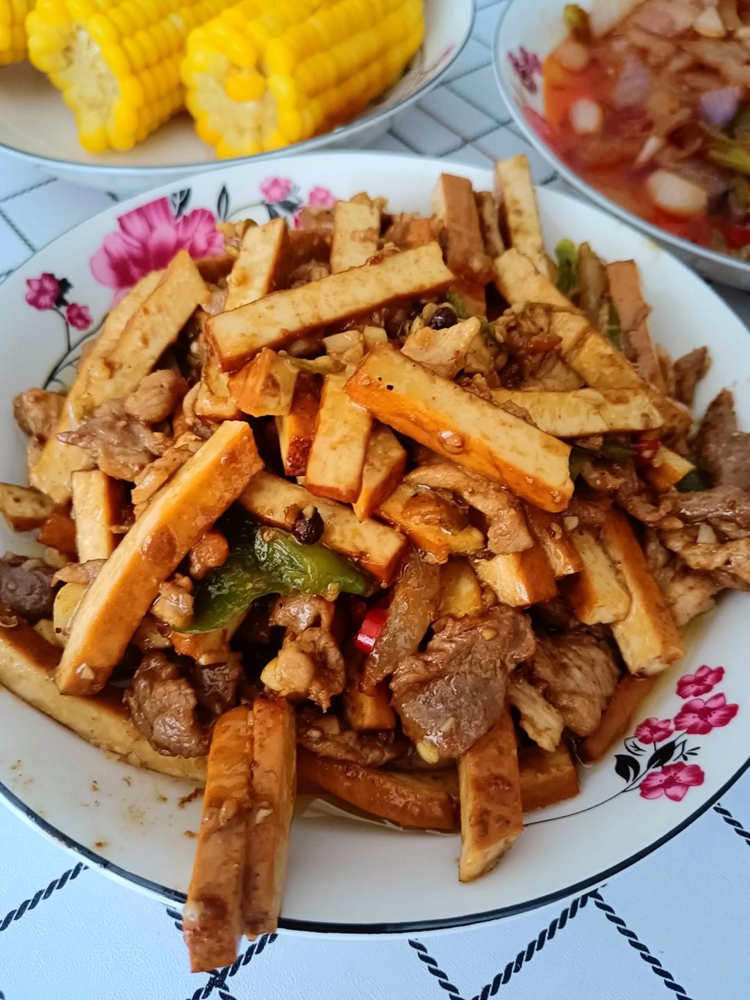 豆干炒肉丝