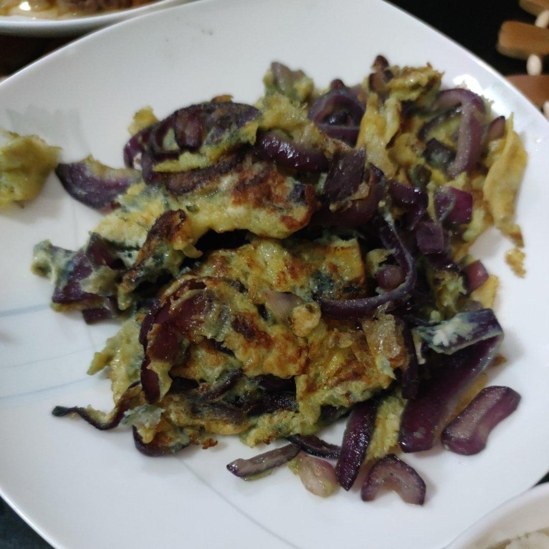 降压防癌的好食材  洋葱炒鸡蛋